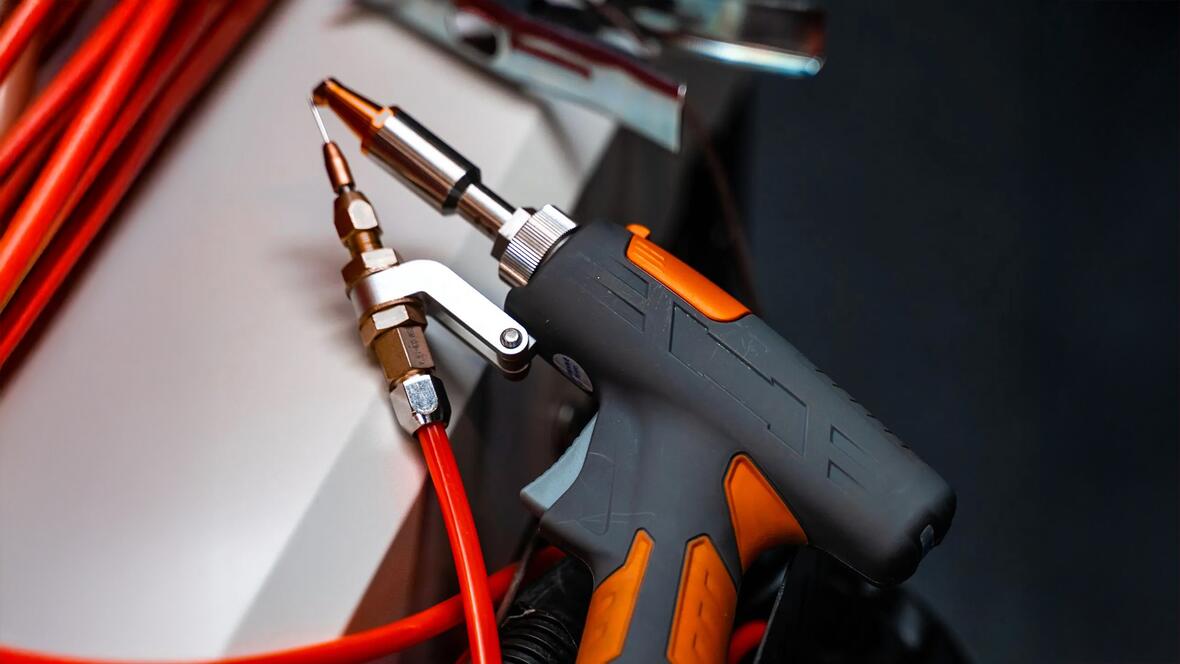laser-schweisspistole